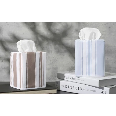 Matouk Schumacher Elio Tissue Box Cover