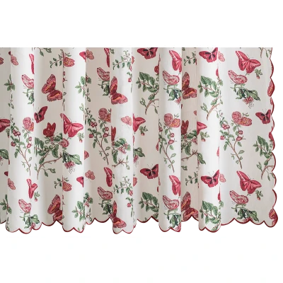 Matouk Schumacher Baudin Butterfly Linen Shower Curtain