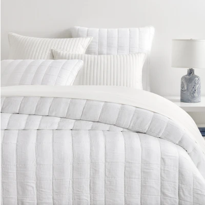 Monet White Quilted