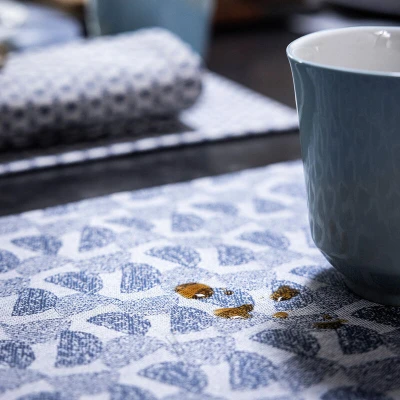 Empreintes Pois Coated Placemats