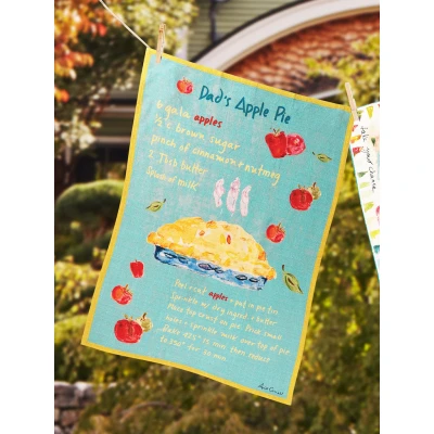 Dad's Apple Pie Tea Towel