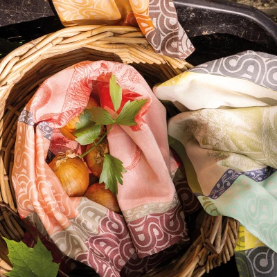 Potager d'Hiver Tea Towel