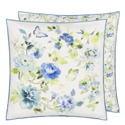 Fiore D'Acqua Delft Cotton Decorative Pillow