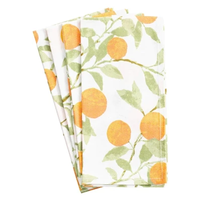 Orange Grove Cotton Dinner Napkins