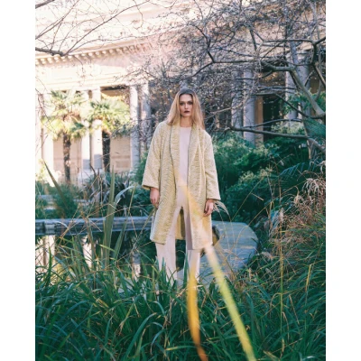 Pollen Shawl Collar Bathrobe