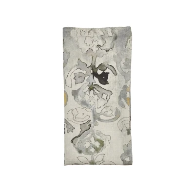 Giverny Napkin in Natural & Gray