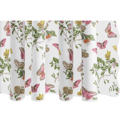 Matouk Baudin Butterfly Shower Curtain Pink