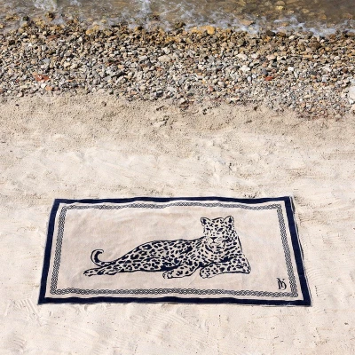 Leopard Beach Towel