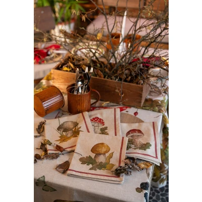 Grifola Dinner Napkins Linen