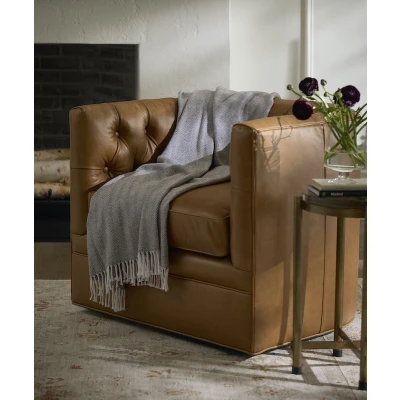 Celine ThrowCeline Throw White/Mocha