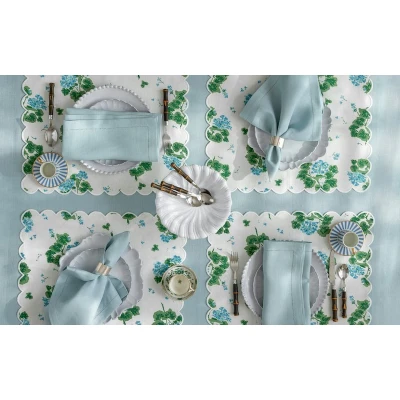 Matouk Geranium Table Linens