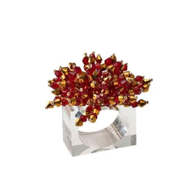 Brilliant Red Napkin Rings