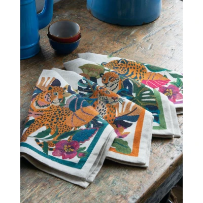 Leoleaf Dinner Napkins Linen Blend