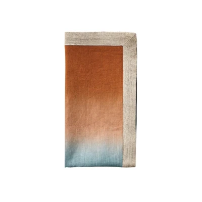 Dip Dye Midnight and Copper Napkins