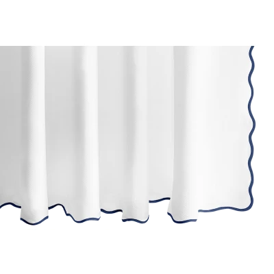 Matouk Camilla Pique Scallop Shower Curtain