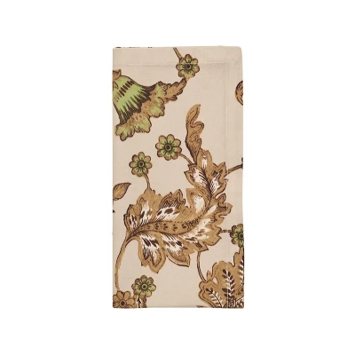 Paisley Vine Napkin in Beige & Multi