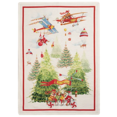Air Christmas Red Kitchen Towel