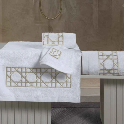 Cane Embroidery Soft Terry Towel