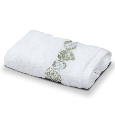 Feuillage Embroidery Soft Terry Towel