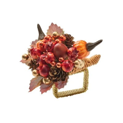 Cornucopia Napkin Rings