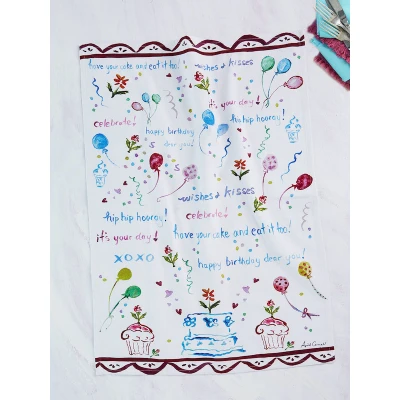 Birthday Tea Towel