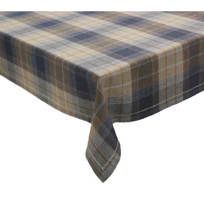 Henley Tablecloth in Brown & Multi