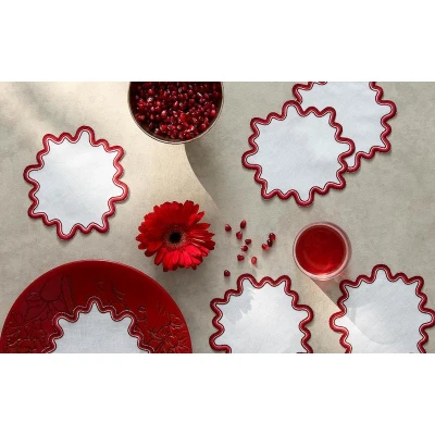 Matouk Wave Cocktail Napkins