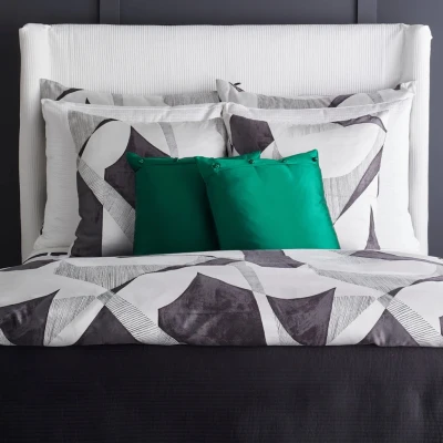 Silk Charmeuse Pillows with French Knots