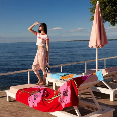 K POP Beach Towel