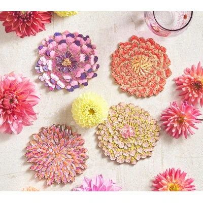 Dahlia Coasters