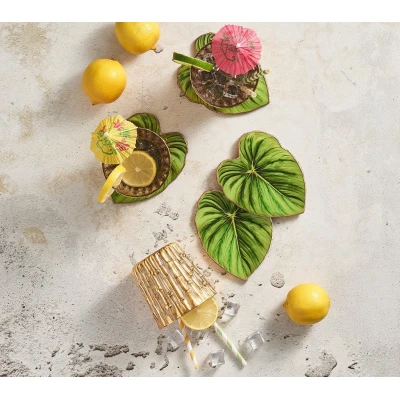 Tropicana Coasters in Green