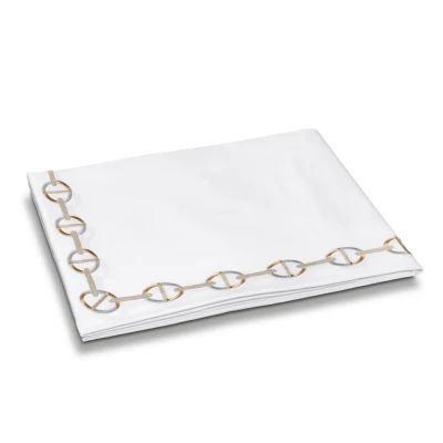 Chaine Embroidery Brillantine Coverlet