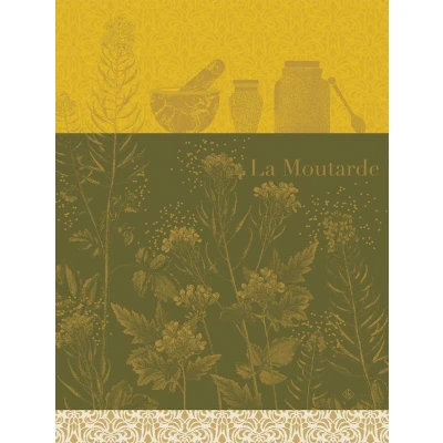 Moutarde en Fleurs Tea Towel
