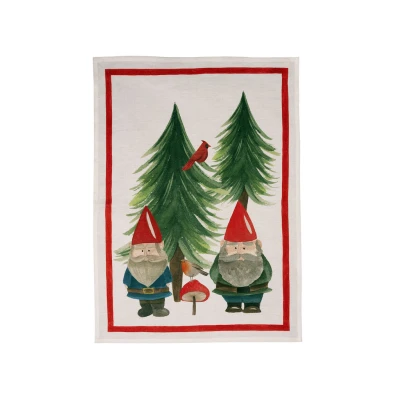 Jolly Elf Red Kitchen Towel