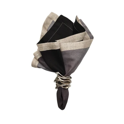 Dip Dye Black Napkins