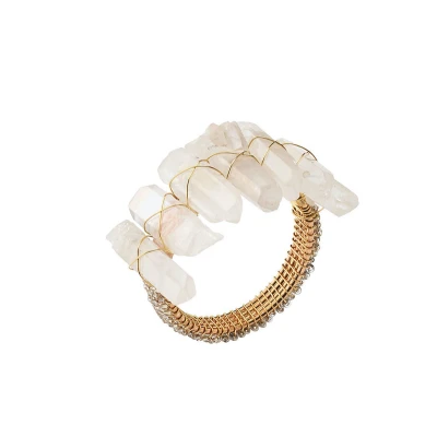 Radiant Napkin Ring in Iridescent
