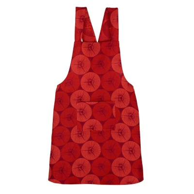 Yukata Japanese Apron Red