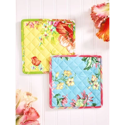 Sunshine Patchwork Potholder Set