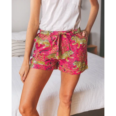 Bagheera Hot Pink Pajama Shorts