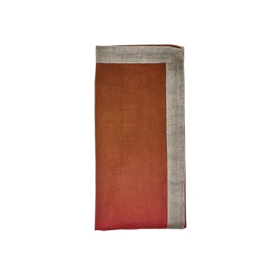 Dip Dye Cranberry Orange Napkins