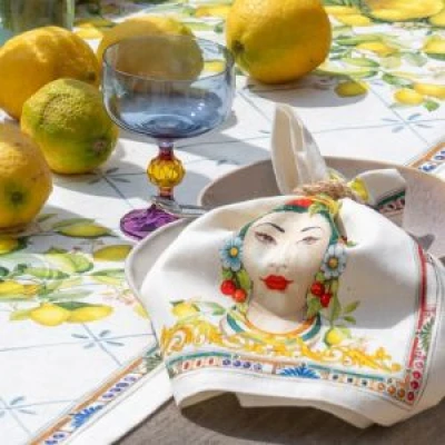 Zagara Dinner Napkins Linen Blend