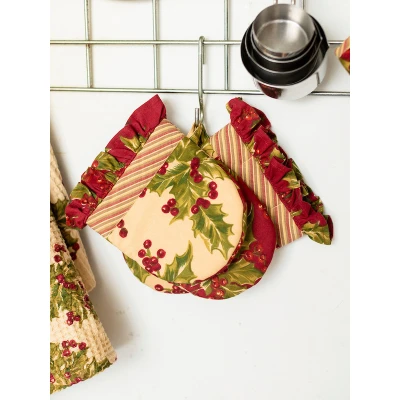 Winterberry Patchwork Mini Mitt Set