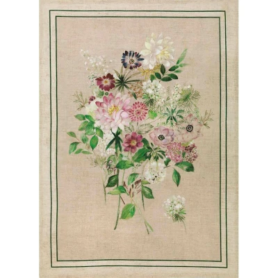 La Vie En Rose Kitchen Towel Verde