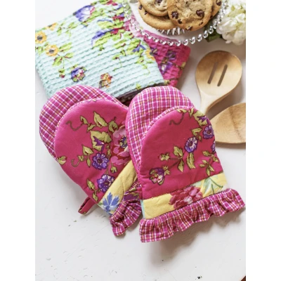 Spring Fling Patchwork Mini Mitt Set