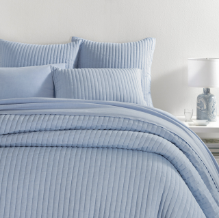 Cozy Cotton Quilt French Blue