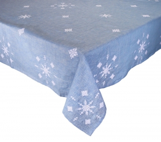 Fez Tablecloth in Blue & White