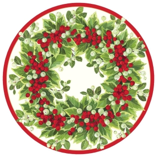 Holly and Berry Wreath Placemats