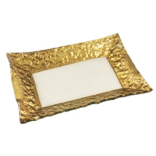Hammered Gold Tray