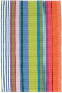 Mellie Stripe Woven Cotton Rug