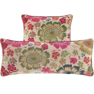Peruvian Floral Embroidered Multi Pillows